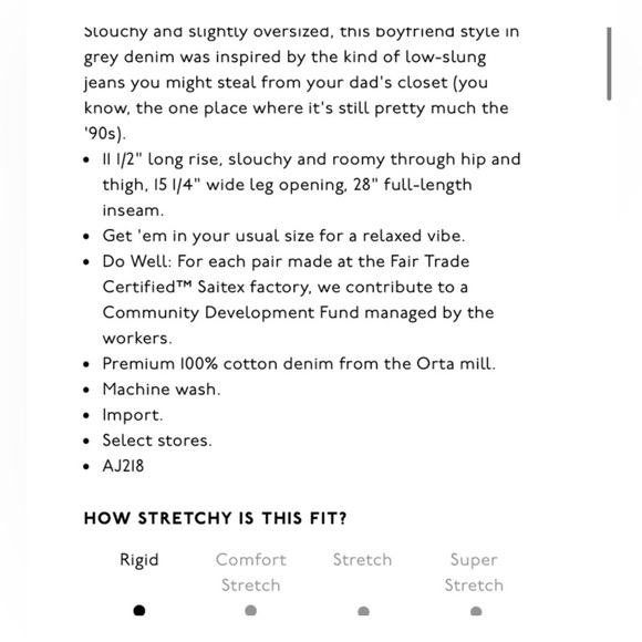 NWT Madewell size 31 Dad Jean - Picture 7 of 7